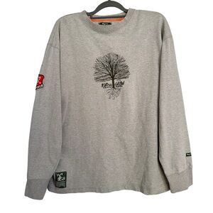 LRG Men’s Vintage Gray Crewneck Sweater Size XL